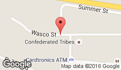 Confederated Tribes of Warm Springs Location